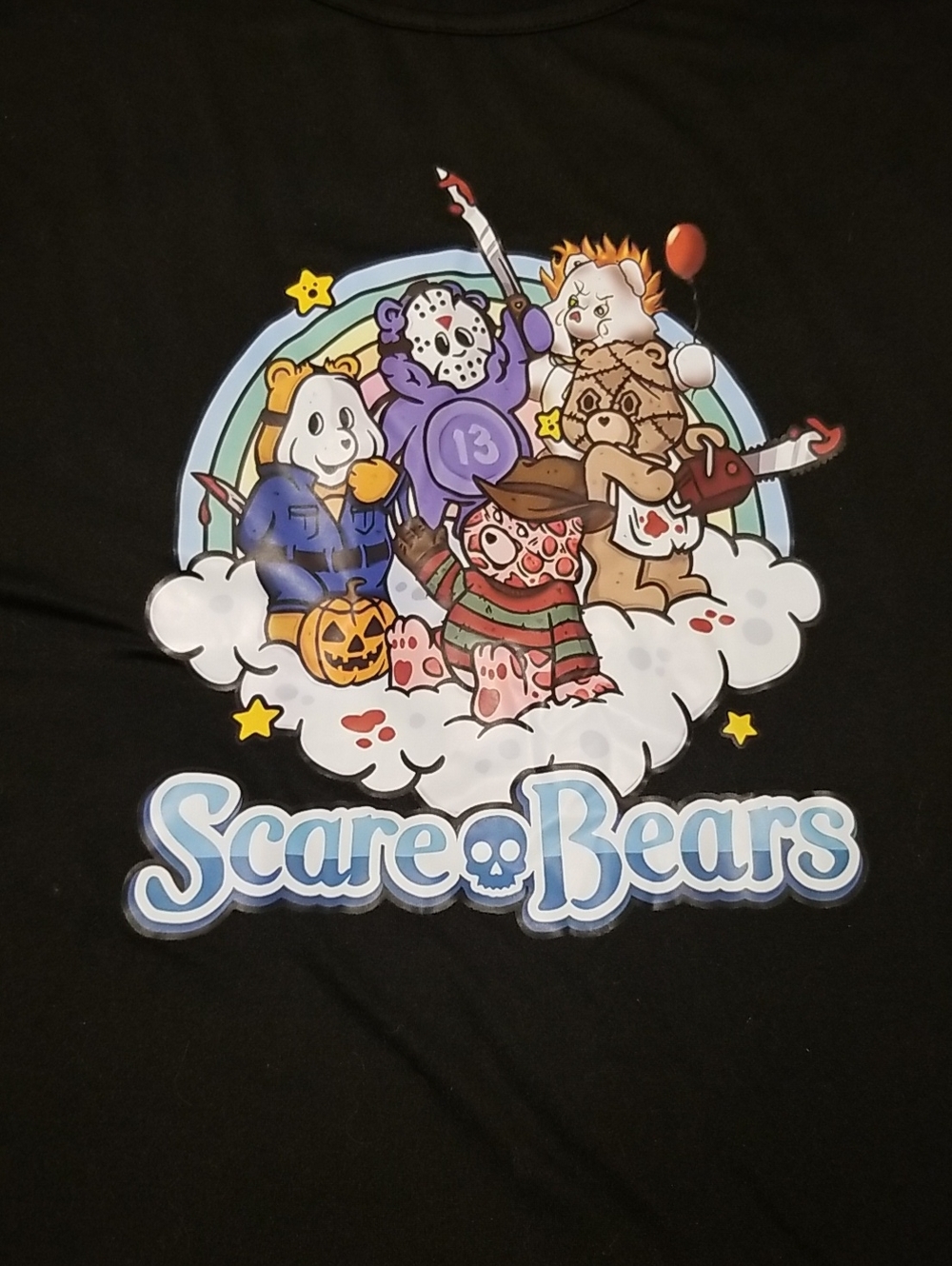 Scare Bears Long Sleeve Top Adult 5xl